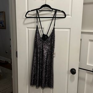 NWT Free People sequin mini dress